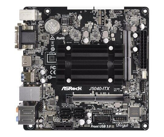 ASRock J5040-ITX - mini ITX - Intel Pentium Silver J5040 - socket - DDR4 RAM - Mini-ITX