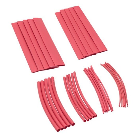 Luxorparts Krympeslangeutvalg 40 stk Rød