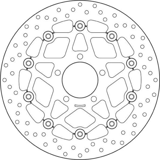 BREMBO 78B40865 Bremseskive