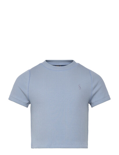 Ralph Lauren Kids Ribbed Boxy Tee Blue 154 158 Ralph Lauren Kids Ribbed Boxy Tee Blue 154 158