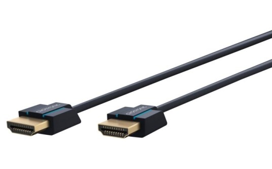 ClickTronic Ultratynn høyhastighets HDMI™-kabel med Ethernet Premium-kabel | 1x HDMI™-kontakt 1x HDMI™-kontakt | 0,5 m | UHD 4K @ 60 Hz