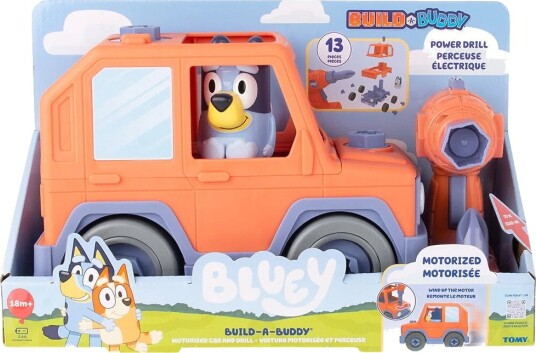 MAKI Bluey Build A Buddy Motorized Car & Drill MULTI One Size