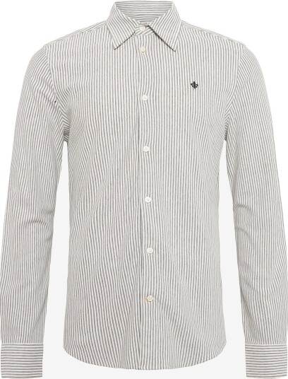 Morris Camden Piqué Shirt DARK BROWN M