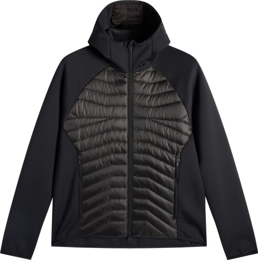 J. Lindeberg Heyden Quilt Hybrid Hood   Black   XXL