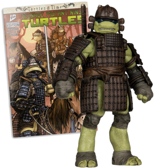 Teenage Mutant Ninja Turtles  Page Punchers  Leonardo 5" Action Figure with Turtles in Time Comic TMNT