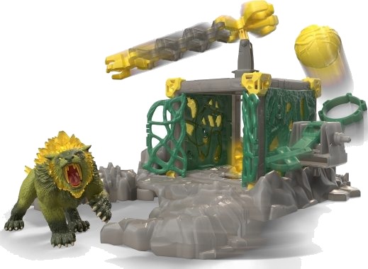 Schleich Jungle Stronghold Lekesett med Saber-Tiger og Katapult