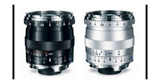 Carl Zeiss Biogon T* 2,8/21 Vidvinkel med Leica M Fatning Sølv