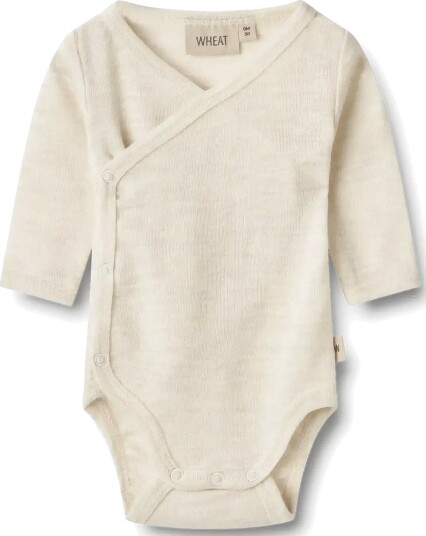 Wheat Wool Body L/S Willow - EGGSHELL MELANGE - 56