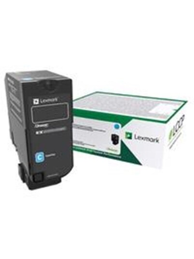 Lexmark - cyan - original - toner cartridge - LRP - Laser toner Blå