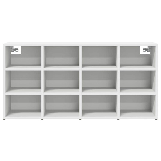 Sko Skap med hylle Hvit 103 x 30 x 51 cm Konstruert tre Sko Skap med hylle Hvit 103 x 30 x 51 cm Konstruert tre