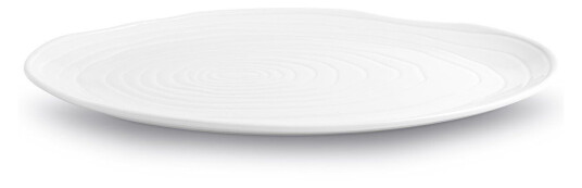 Pillivuyt Boulogne tallerken oval 26x36 cm Hvit