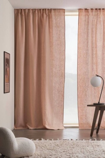 Jotex ELI gardin med multifunksjonsbånd 2-pk Nougat 1708759-01-220 1708759-01-250