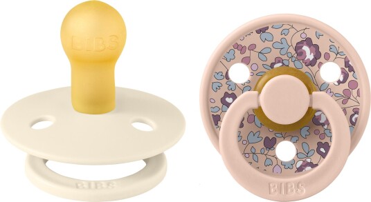 BIBS x Liberty Pacifier Colour Eloise Latex Size 1 Blush Mix 2pcs