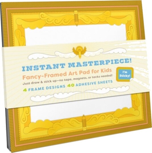 Knock Knock Kids Sticky Art Frames Pad Knock Knock Kids Sticky Art Frames Pad