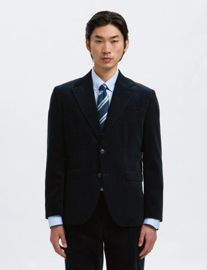 Selected Slhreg-Duca Corduroy Blz - Navy - 46 Selected Slhreg-Duca Corduroy Blz - Navy - 46