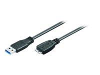 MicroConnect USB-kabel - Micro-USB Type B til USB-type A - 50 cm