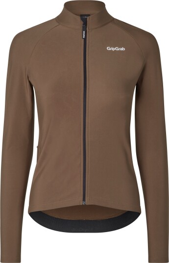 Gripgrab Dame PACR Thermal Long Sleeve Jersey Brown S