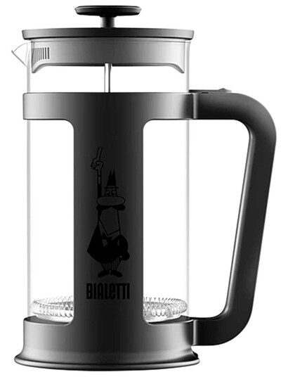 Bialetti French Press SMART - Black , 8 cup