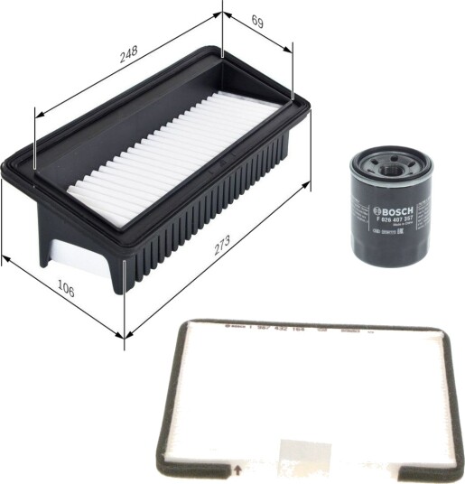 BOSCH BSH4055N0146 Filtersett