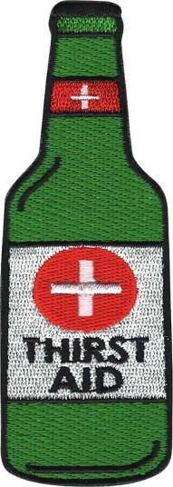 Märkbar Stoffmerke Thirst Aid Flaske D-4-8