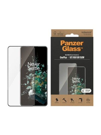 PanzerGlass Skjermbeskytter for OnePlus 10T med Ultrabred Passform - Svart