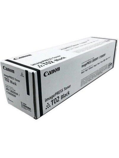 Canon T02 - black - original - toner cartridge - Laser toner Svart Canon T02 - black - original - toner cartridge - Laser toner Svart