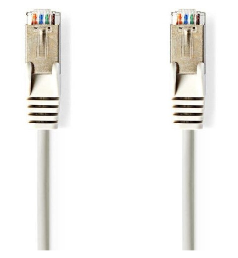 Nedis CAT5e nettverkskabel | SF/UTP | RJ45 Han | RJ45 Han | 1.50 m | Rund | PVC | Grå | Konvolutt