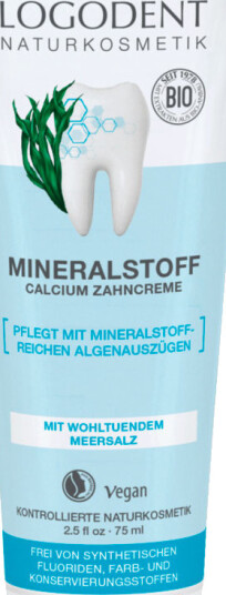 Økologisk kalsiumtannkrem LOGODENT Mineral 75 ml Økologisk kalsiumtannkrem LOGODENT Mineral 75 ml