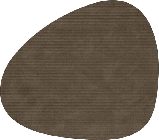 LIND DNA   Curve Corduroy spisebrikke 37x44 cm caviar