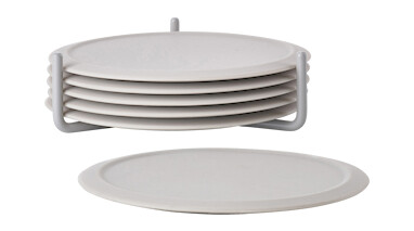 Glassbrikker Warm Grey med holder