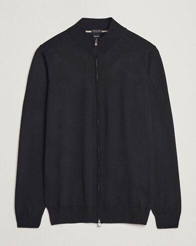 Boss Balonso Full-Zip Sweater Black
