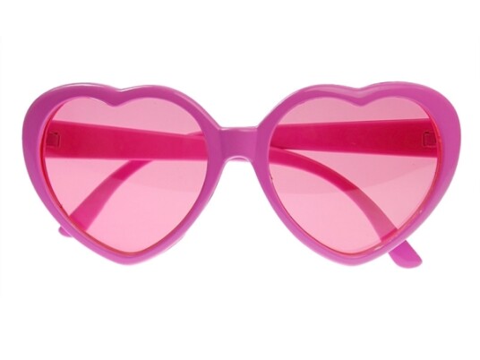 Party Deco Partydeco Okr3 081 Briller Til Kostyme Voksen Hunkjønn Rosa 130 Mm 140 Mm