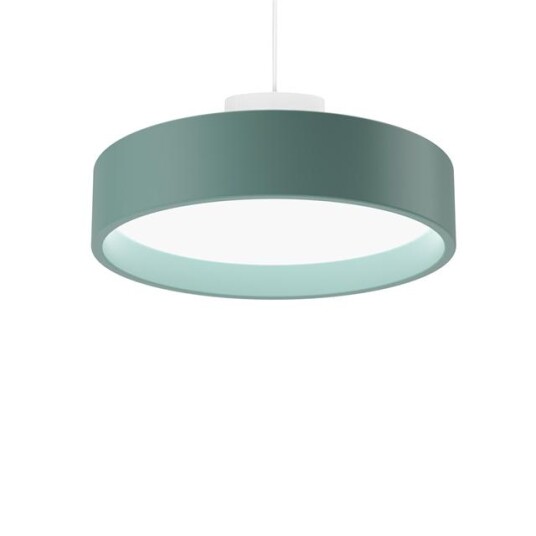 Louis Poulsen LP Circle Taklampe Opal Diffuser Ø45 3000K & Dali/ Switch  Dim Pale Petroleum
