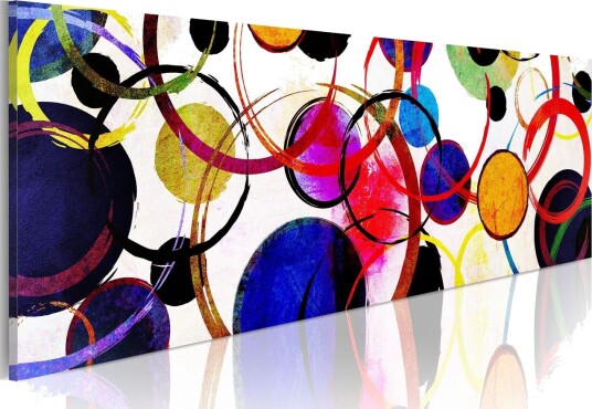 Bilde Rainbow Circles 150x50 Artgeist sp. z o. o.