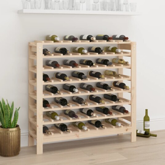 vidaXL Vinstativ 109,5x30x107,5 cm heltre furu vidaXL Vinstativ 109,5x30x107,5 cm heltre furu