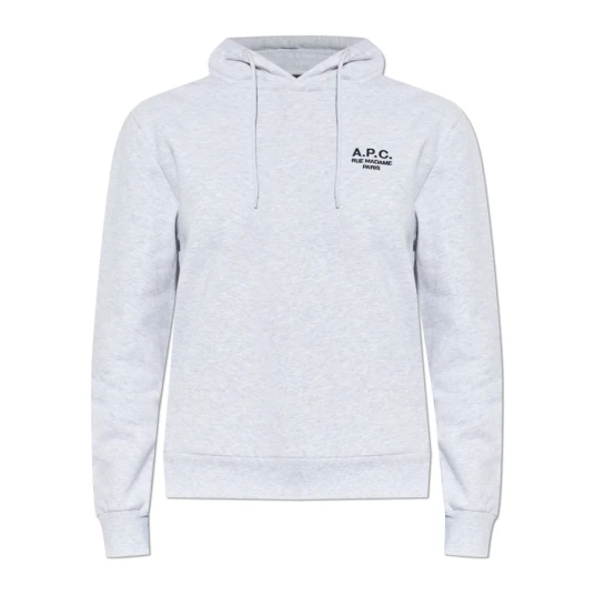 A.P.C. Rue Madame Hoodie Heather Grey/Black A.P.C. Rue Madame Hoodie Heather Grey/Black