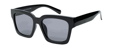 Waye 001 Black Frame With Smoke Lens solbriller unisex One Size Waye 001 Black Frame With Smoke Lens solbriller unisex One Size