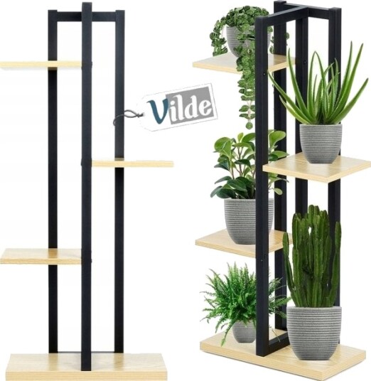 Vilde Blomsterstativ I Metall 4 Nivåer 93 Cm Vilde Blomsterstativ I Metall 4 Nivåer 93 Cm