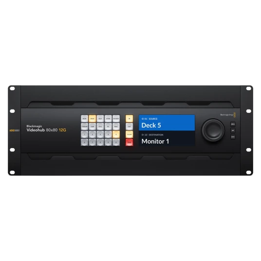 Blackmagic Design Videohub 80x80 12G 80x80 port 12G 4K 50P Smart Routing SDI