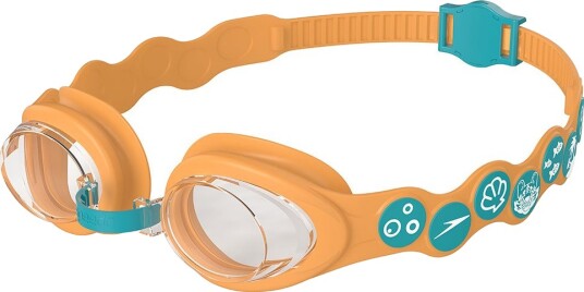 Speedo svømmebriller til barn (2-6) - Infant Spot - Oransje/grønn