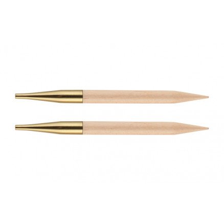 KnitPro Basix Birch Utskiftbare Rundpinner Bjørk 13cm 3,25mm / US3