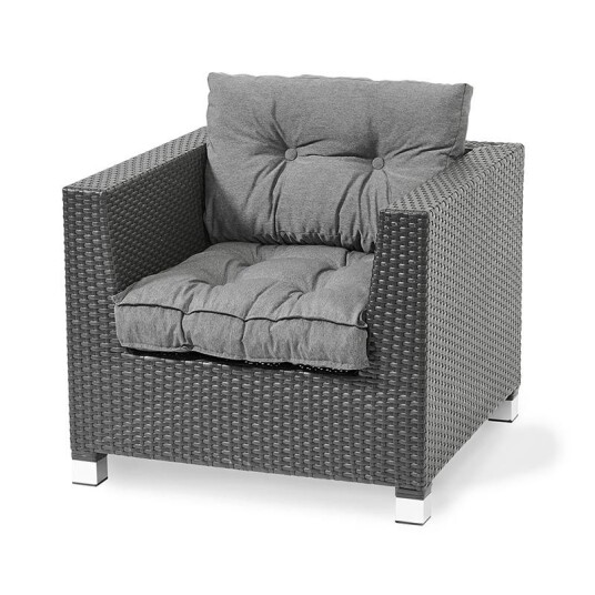 Fritab Romeo sittepute B63 68 D63 68 cm Betonggrå