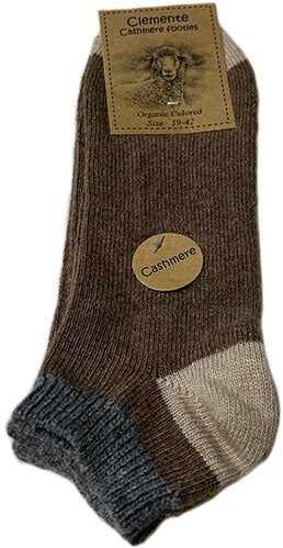Clemente Strømper Mellomgrå/camel - Str. 35/38 Clemente Strømper Mellomgrå/camel - Str. 35/38