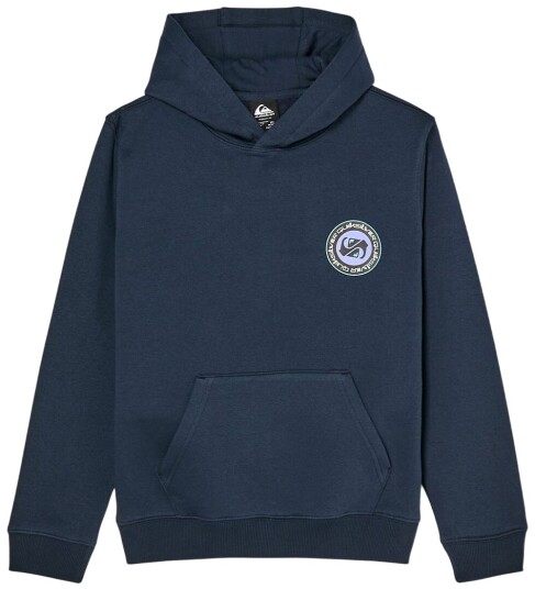 Quiksilver Hettegenser Grafikk Dark Navy m. Trykk Quiksilver 10 år (140) Hettegenser Marineblå