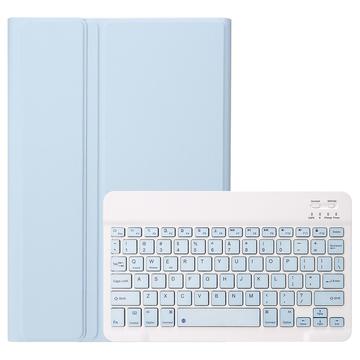 Samsung Galaxy Tab S10 FE/S9 FE Etui med Bluetooth tastatur Baby Blå