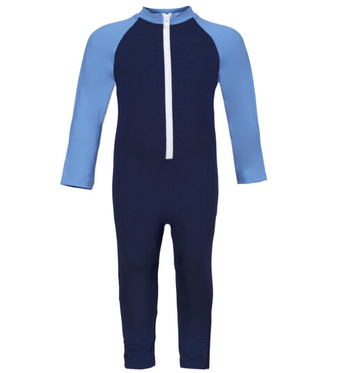 Petit Crabe Badedrakt Flerfarget UV50+ Blue/Kornblomst 2 3 år 92 98 Badetøy Blå