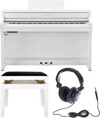Yamaha Clavinova CLP-835WH Digitalpiano Hvit