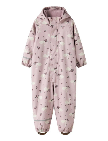 Name It Nmfdry10 Rain Suit Fleece Aop Fo Purple 110 Name It Nmfdry10 Rain Suit Fleece Aop Fo Purple 110