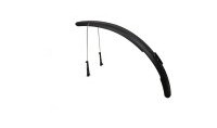 ZÉFAL Mudguard Trail 65 26 - 29 Black MTB, Technopolymer resin, Bolt and bracket mount, Made in France (Search tag: Zefal), Set of mudguards for front