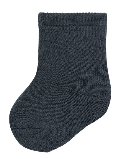 name it Nbmwaksi Wo/Bl Terry Sock - Navy - 62-68